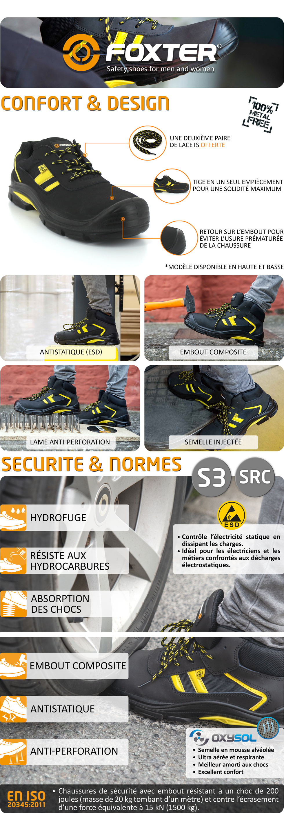 chaussure de sécurité basse Devone S3