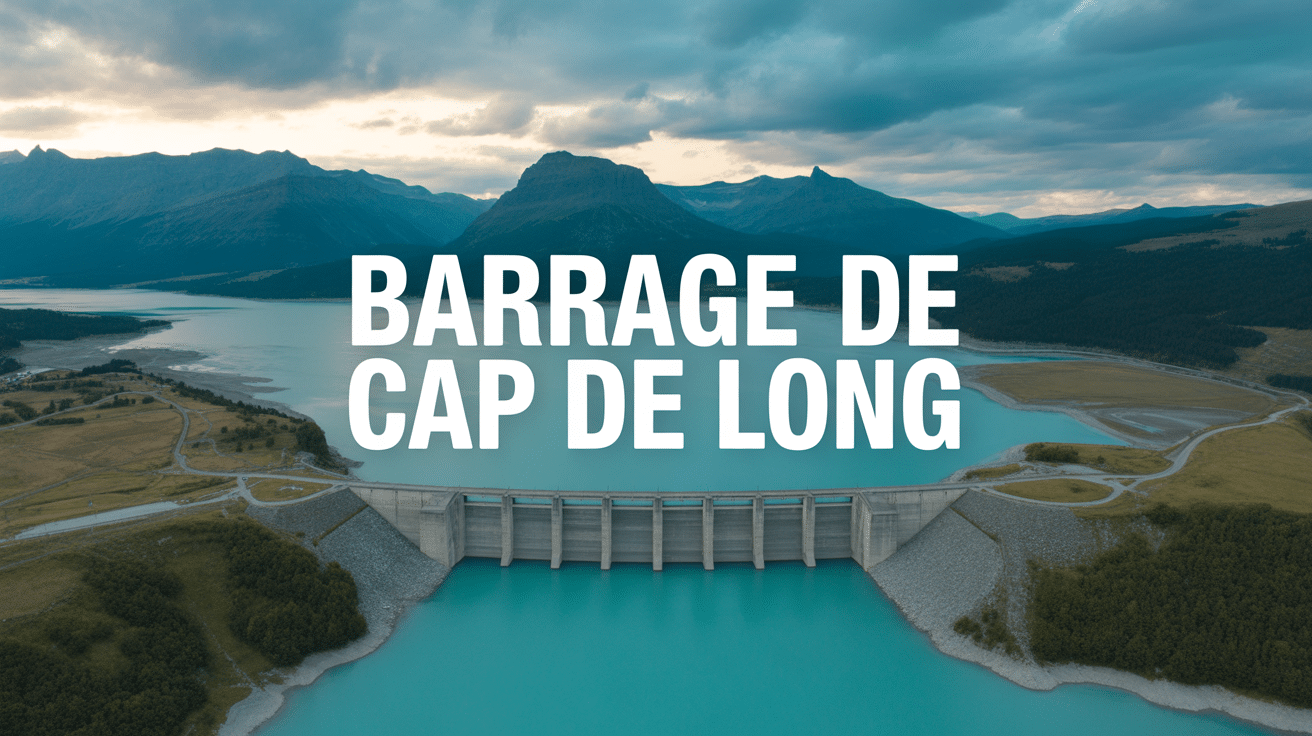 vue du barrage cap de long rupture paysage montagne