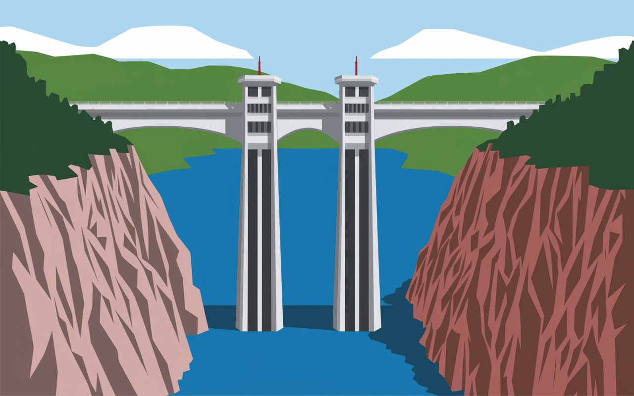 barrage de grangent béton centrale loire