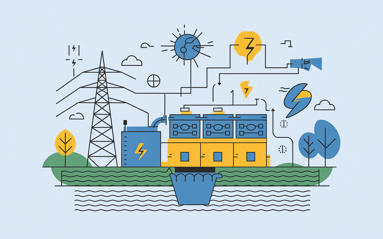 schema centrale hydroelectrique barrage de l aigle