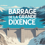 vue panoramique barrage de la grande dixence valais