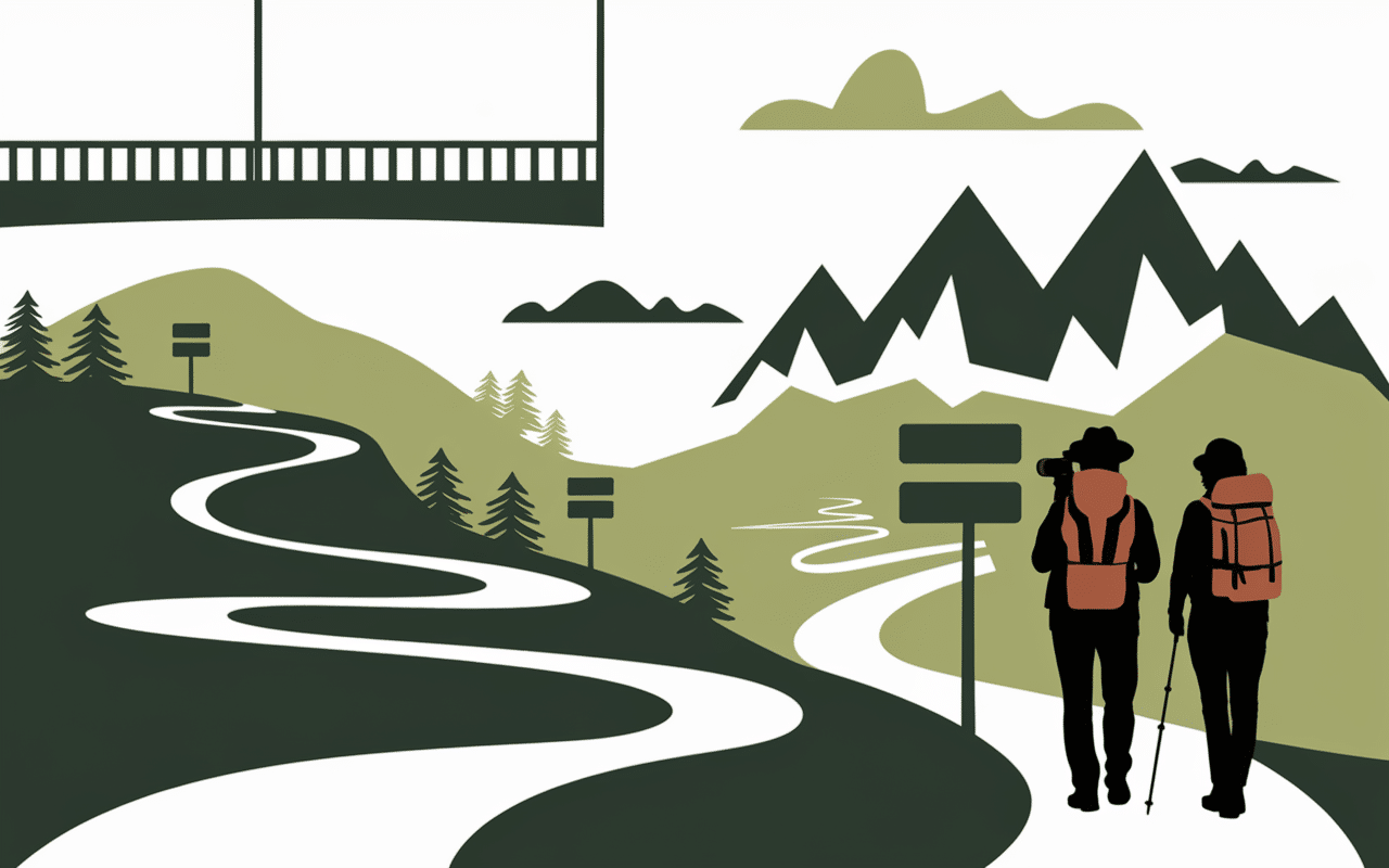 randonneurs au barrage de la grande dixence passerelle alpes