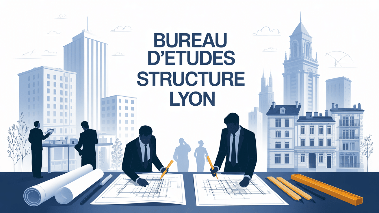 Bureau d études structure Lyon ingénieurs plans et bâtiments