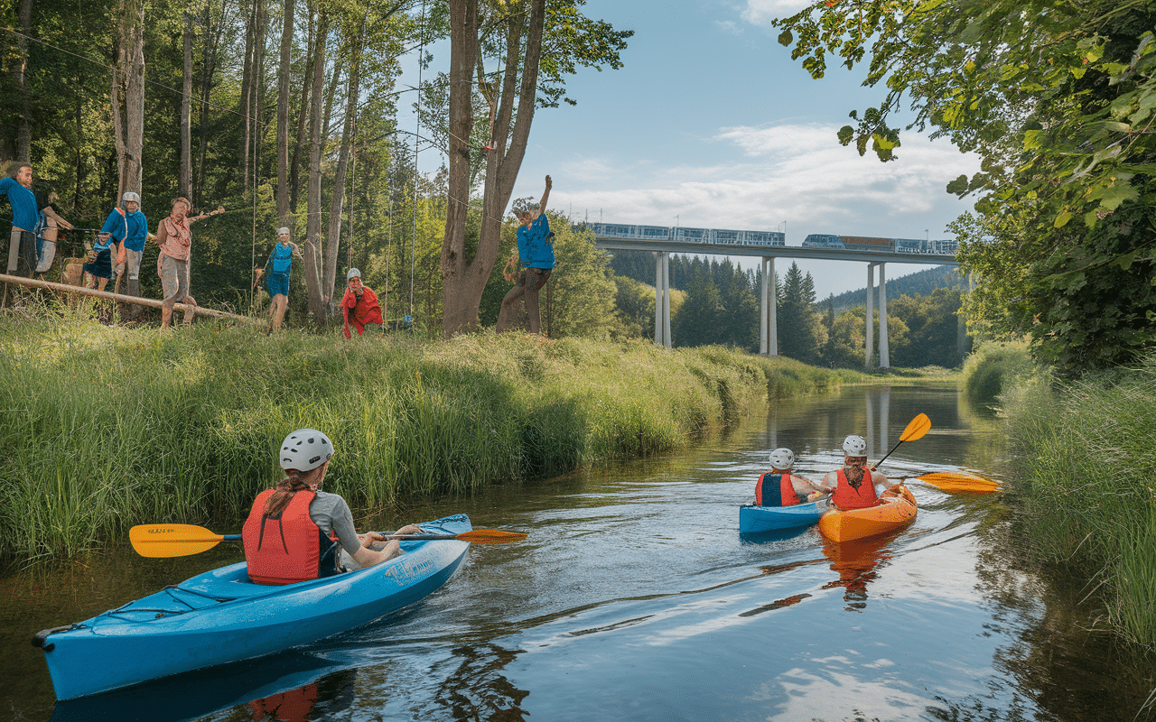 Loisirs autour camping du viaduc des fades activités plein air