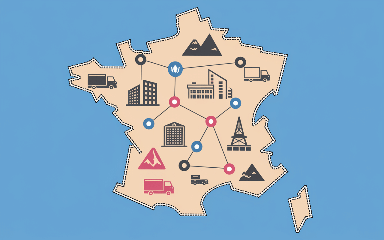 Carte territoriale eiffage route grand sud agences couverture
