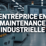 Scene entreprise en maintenance industrielle moderne