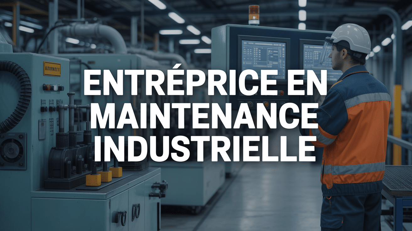 Scene entreprise en maintenance industrielle moderne