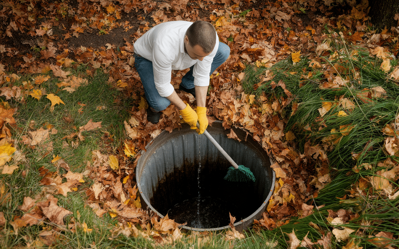 Maintenance puits d infiltration eaux pluviales