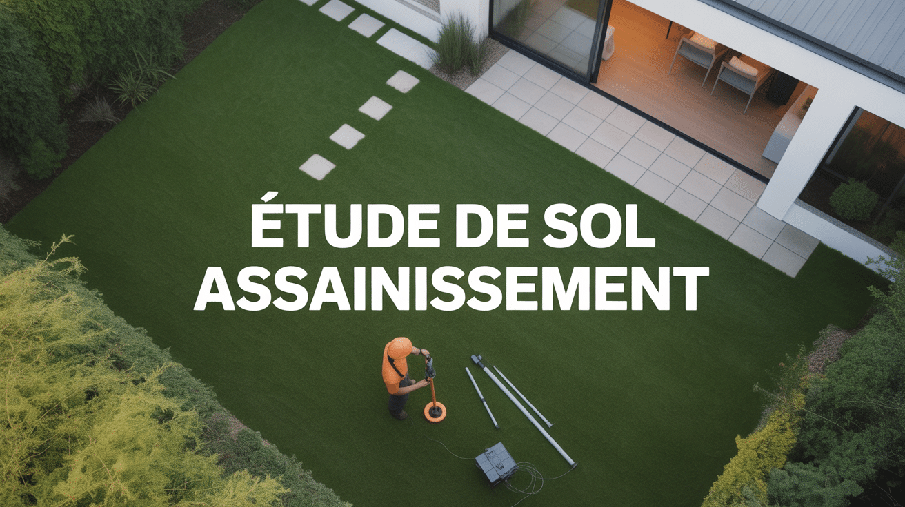 etude de sol assainissement vue aerienne maison technicien