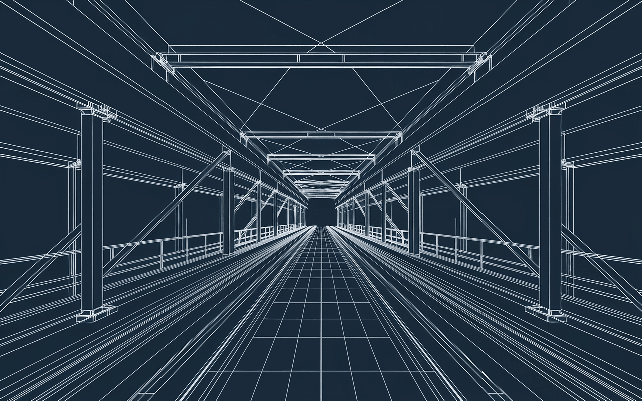 Schéma construction technique et hauteur du viaduc de Millau