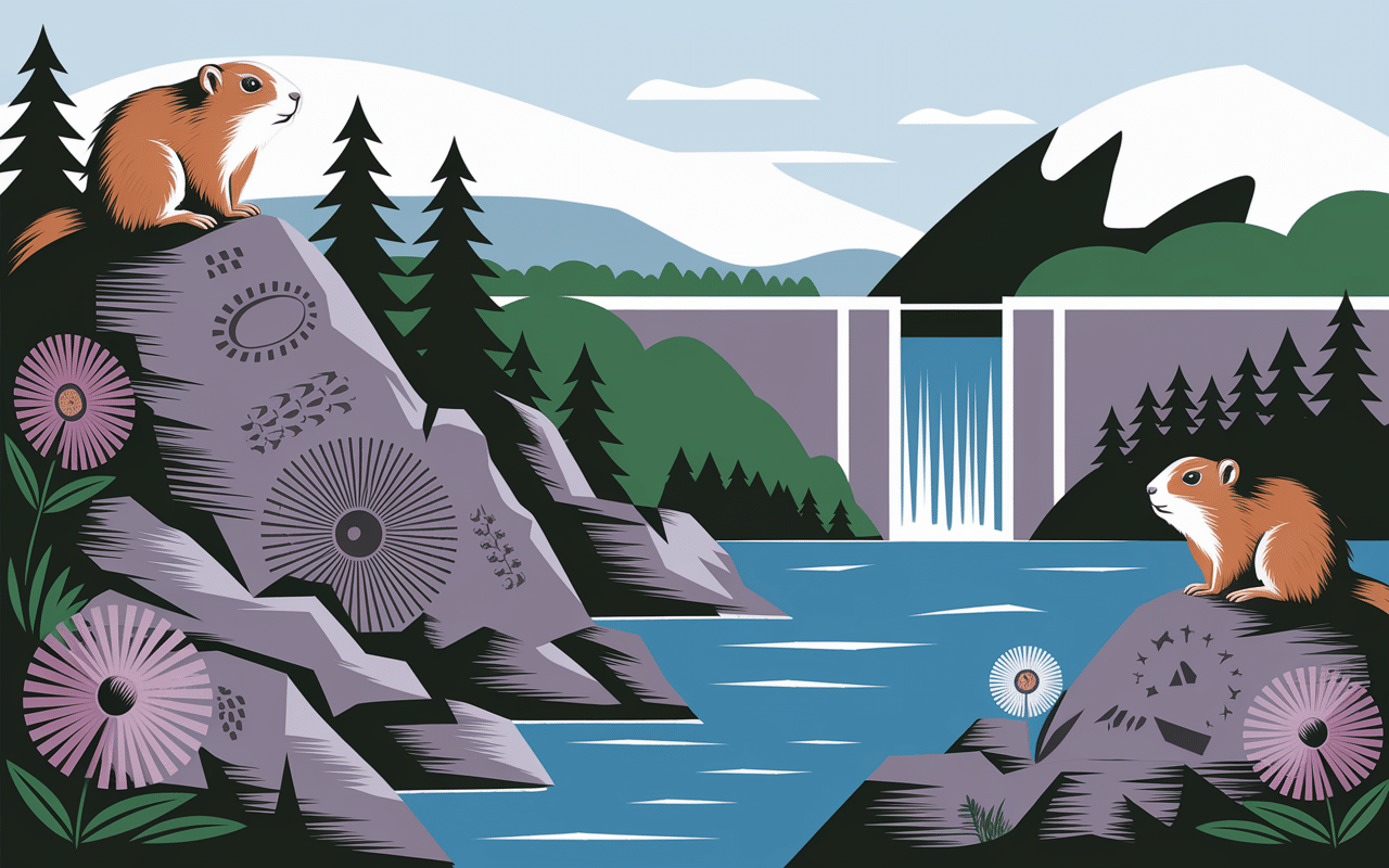 faune flore empreintes dinosaure lac du vieux emosson