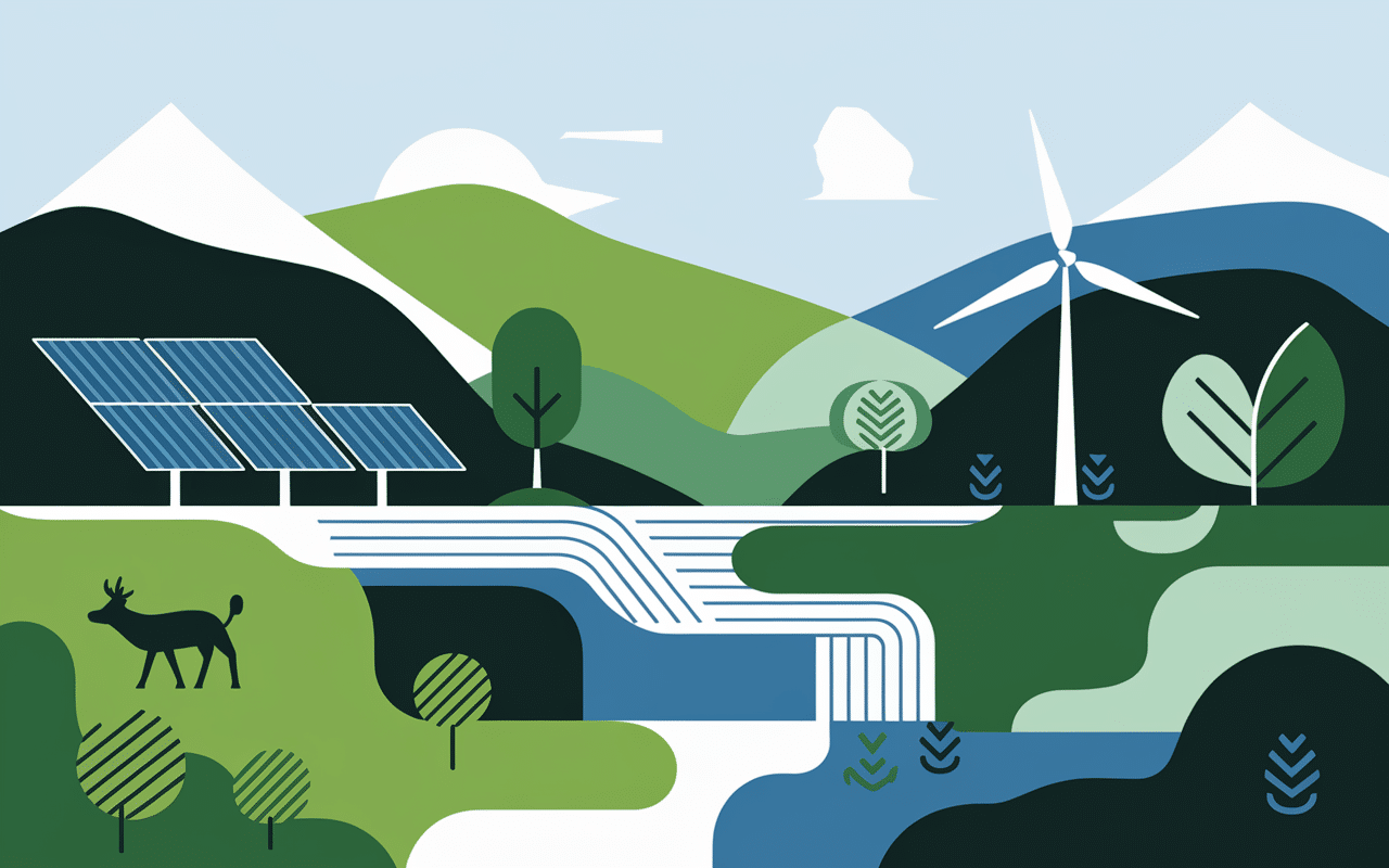 Technologie et nature au barrage de Grand Maison en Alpes