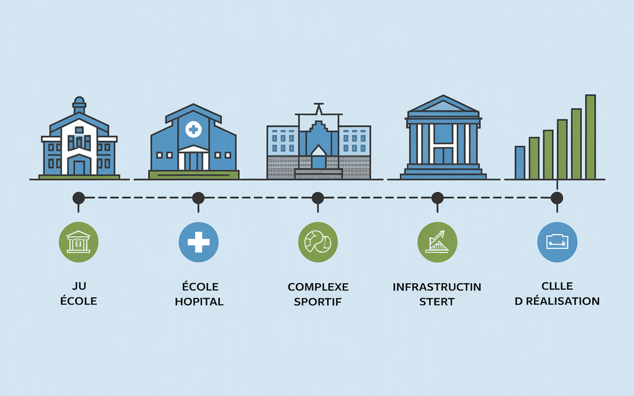 Infographie panorama marché de conception réalisation