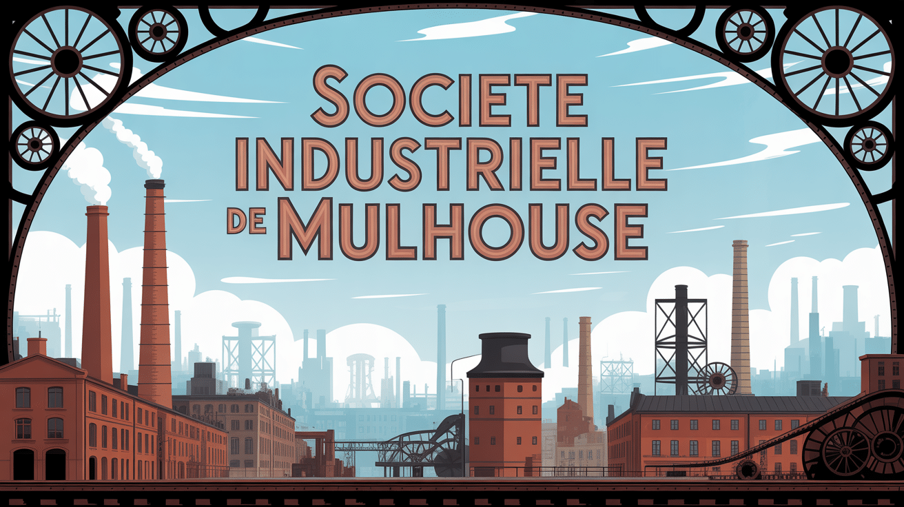Vue de la société industrielle de Mulhouse à l'époque industrielle