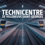 Vue technicentre villeneuve saint georges centre maintenance ferroviaire