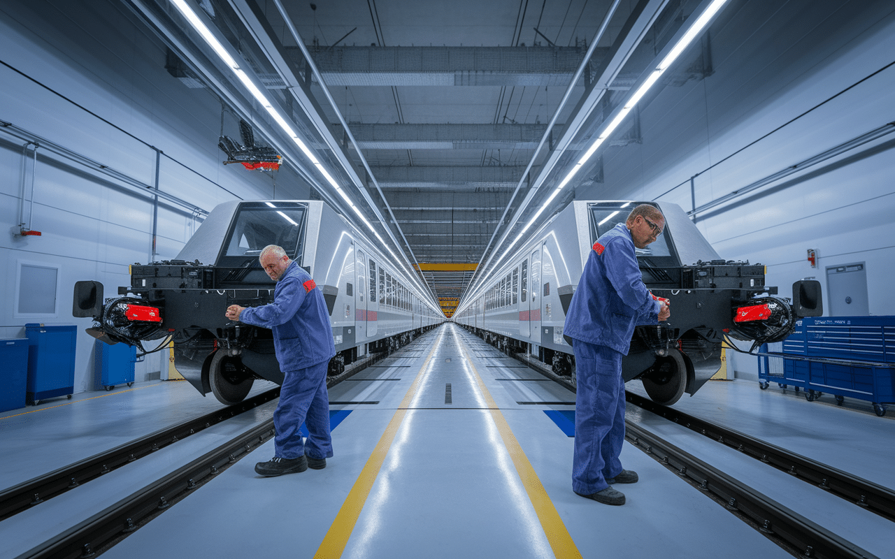 Atelier maintenance technicentre villeneuve saint georges train