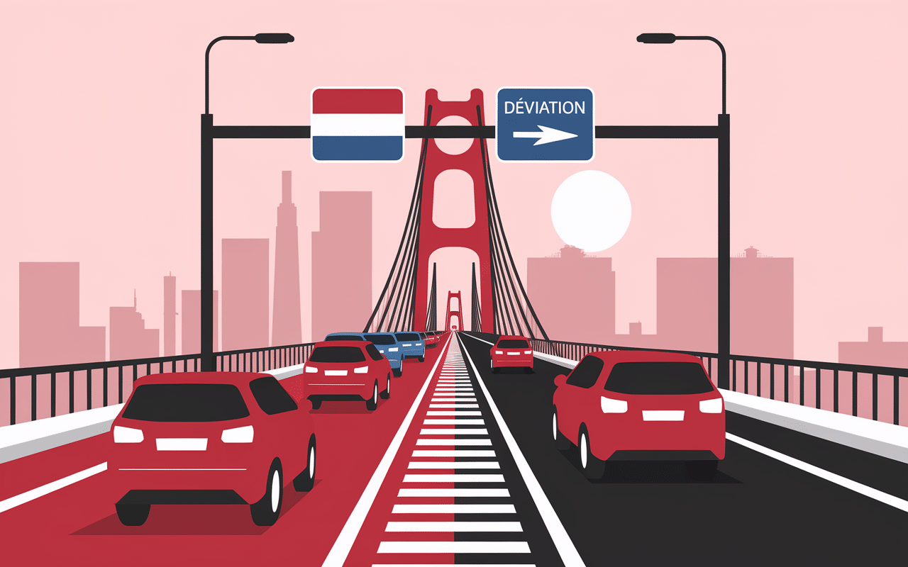 circulation alternee travaux pont de normandie