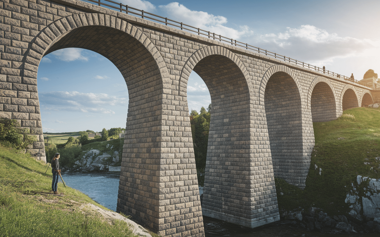 Viaduc d'Autreville coupe technique restauration arches