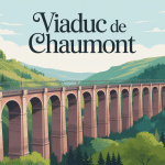 viaduc de chaumont vue panoramique stylisée