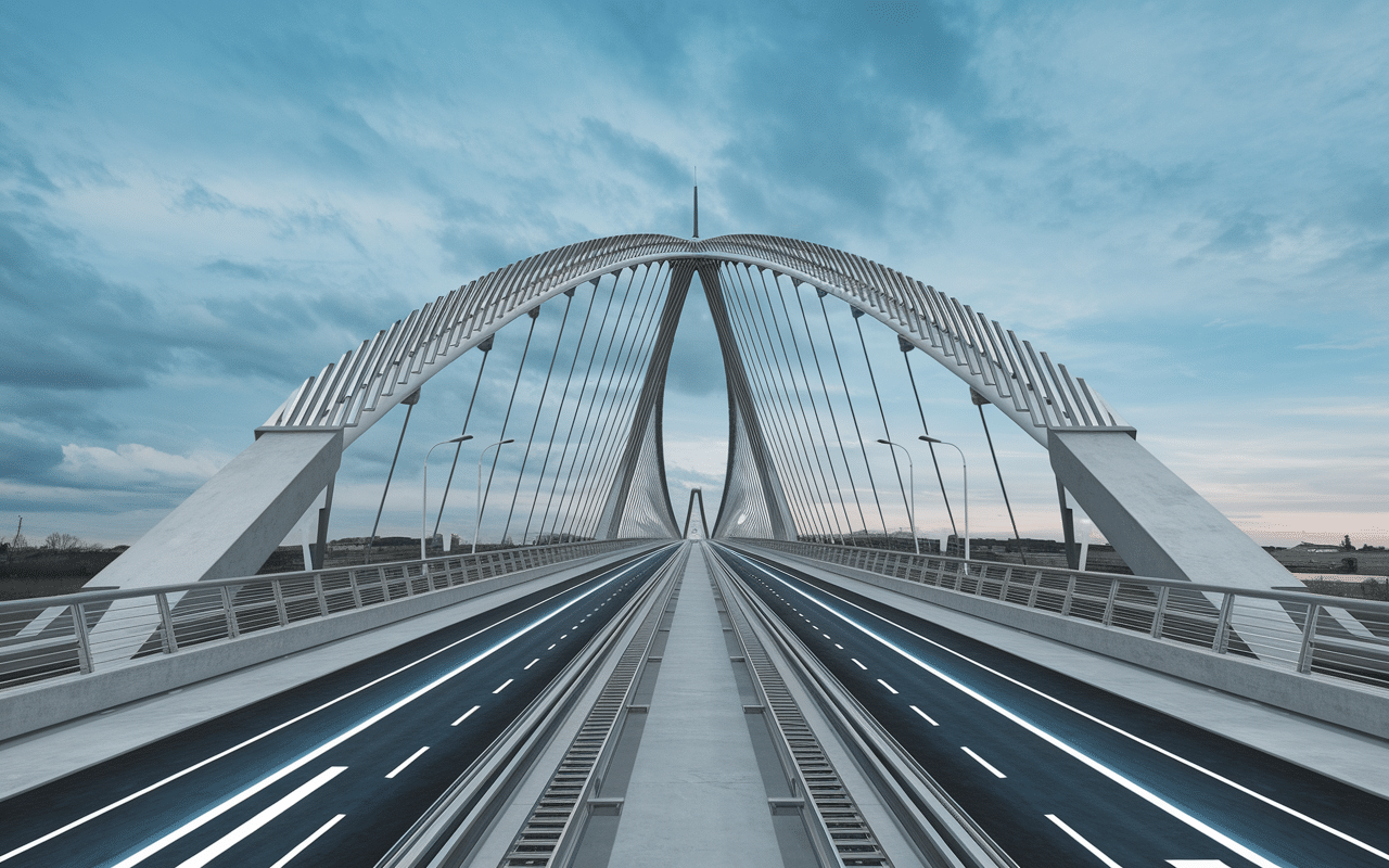 structure technique viaduc de martigues