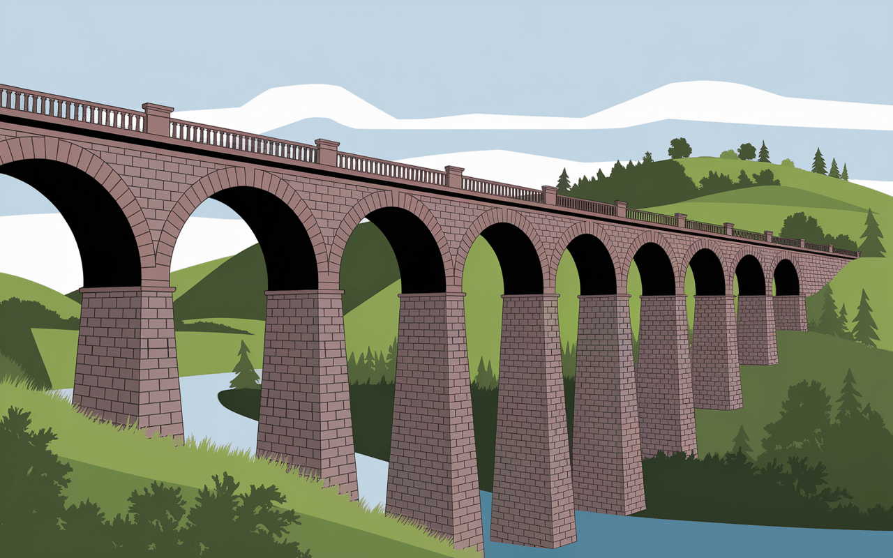 viaduc de pelussin arches pierre vallée ligérienne