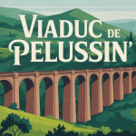 vue panoramique viaduc de pelussin illustration architecturale