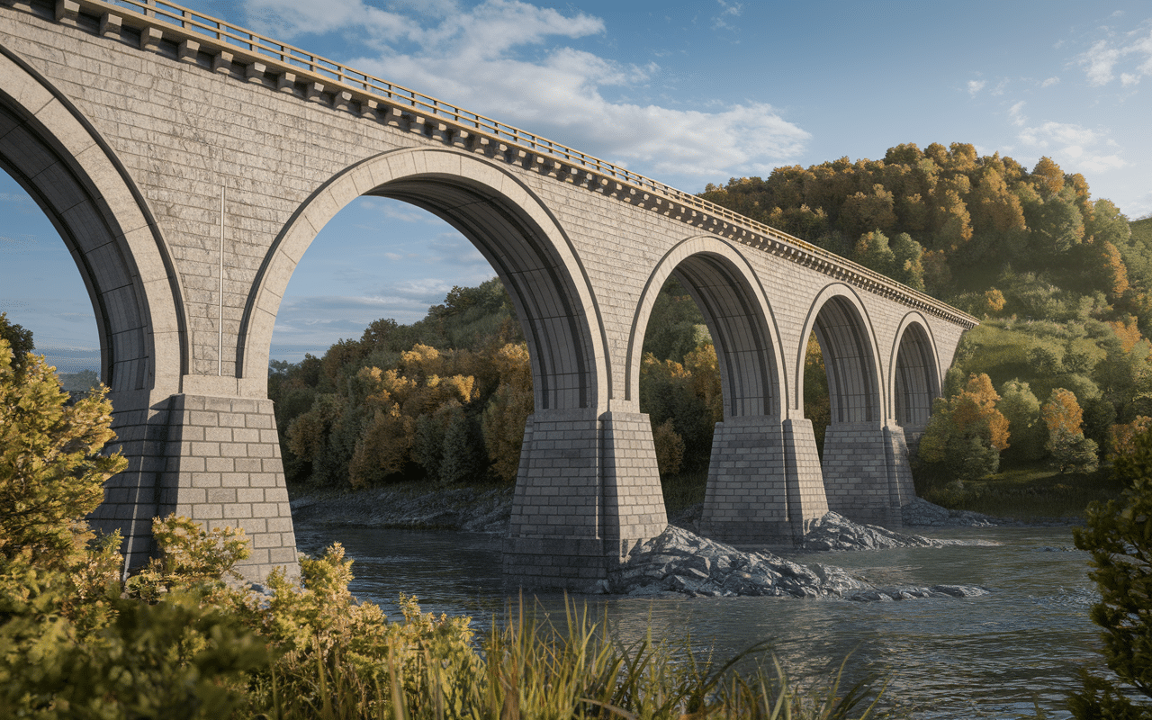 structure du viaduc du gouët coupe technique et nature