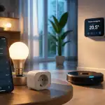 appareil intelligent dans salon connecté