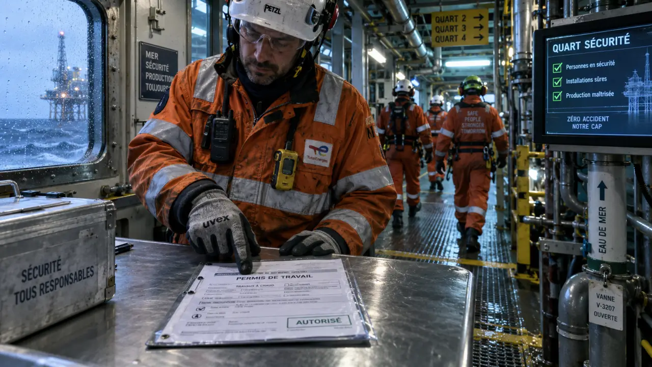 Travailler dans les plateformes petrolieres : permis de travail sur plateforme offshore
